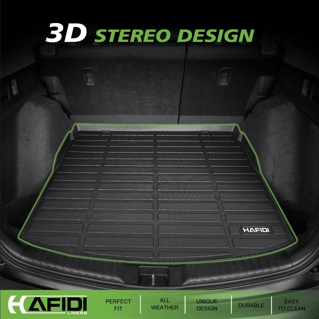 HAFIDI All Weather Car Floor Mats & Cargo Liner for Honda HR-V 2023 2024 2025 2026 /HR-V Hybrid 2023 2024 2025 2026 Custom Fit Full Set Accessories - Black