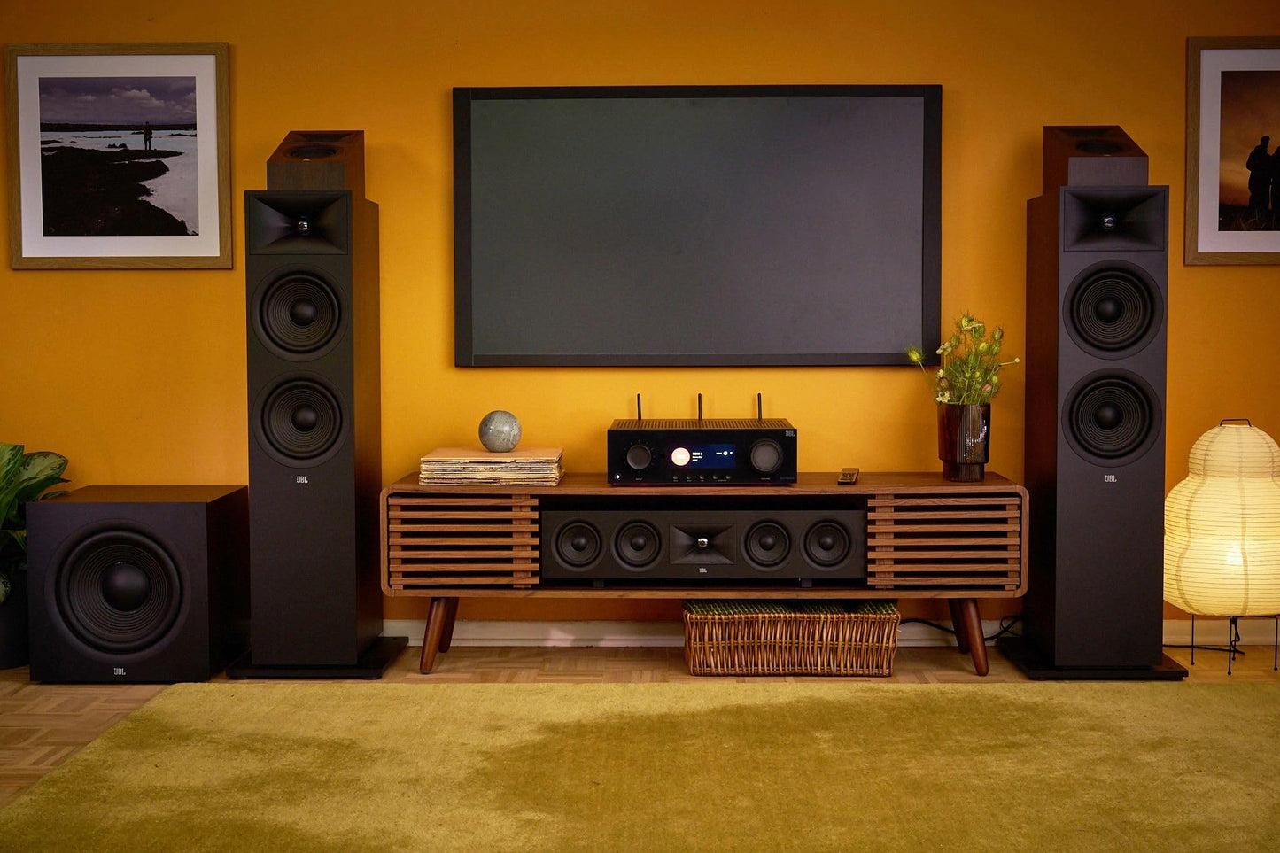 JBL Stage 2 280F Dual 8 Inch Floorstanding Loudspeaker - Each (Espresso)