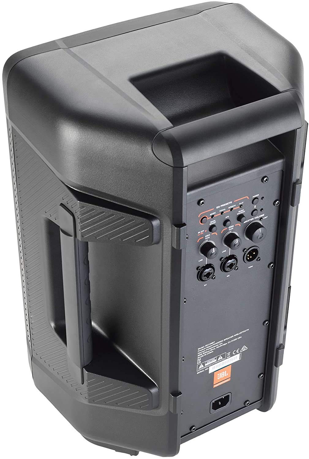 JBL Professional IRX108BT Powered PA Speaker, Portable Loudspeaker with Bluetooth, 8 Inch Woofer, 1300 Watt, Mobile DJ, Musicians, Small Venues, Ceremonies and Sports Events, Black