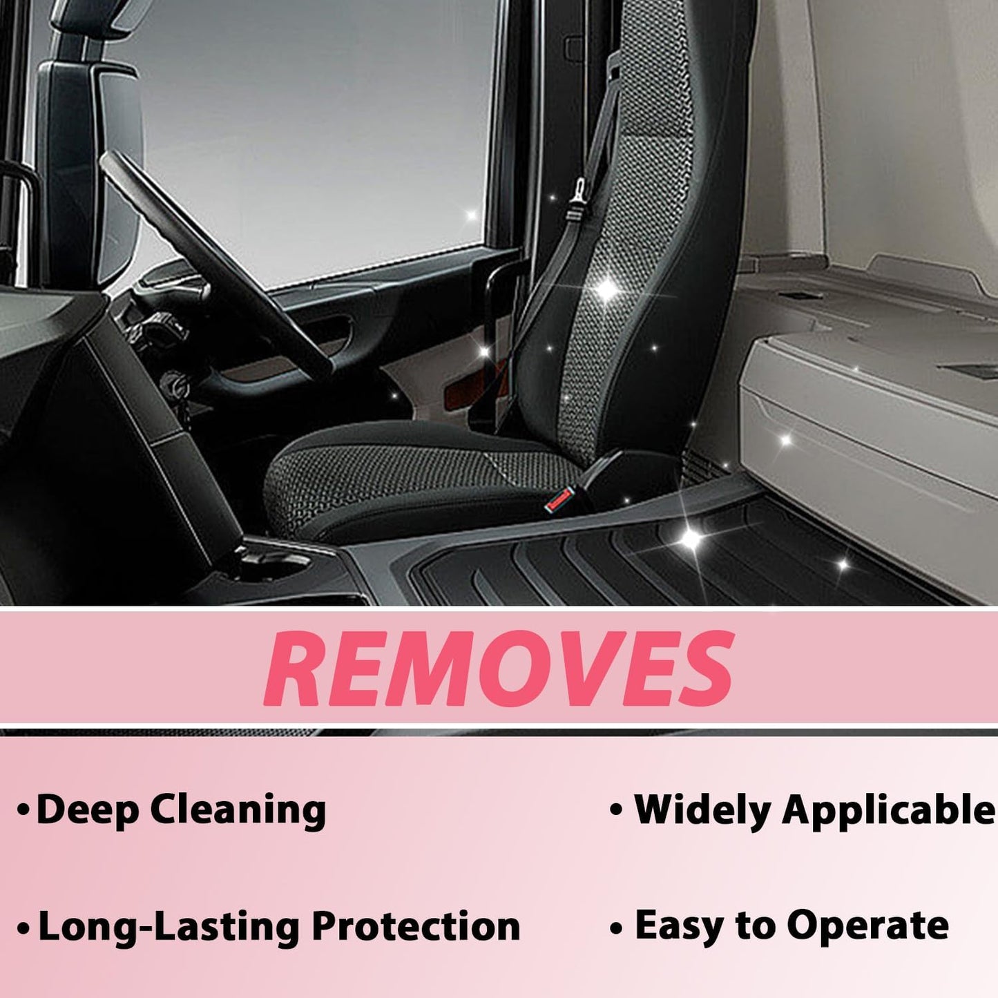 Car Interior Cleaner,Vehicle Interior Polish,Interiors Detailer Spray,Total Cars Interior Cleaner Rejuvenation,Decontamination,Interior All Purpose Car Cleaner (2PCS*100ml)