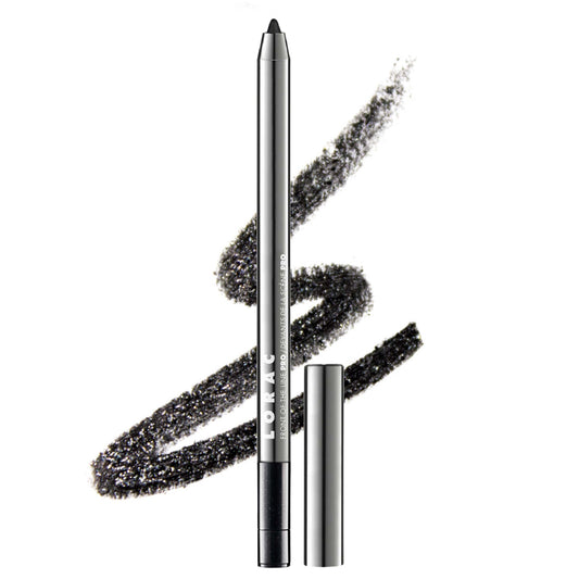 LORAC Front Line PRO Waterproof Eyeliner Pencil, Pearl Black| Long Lasting| Makeup Pencil Sharpener | High-Precision