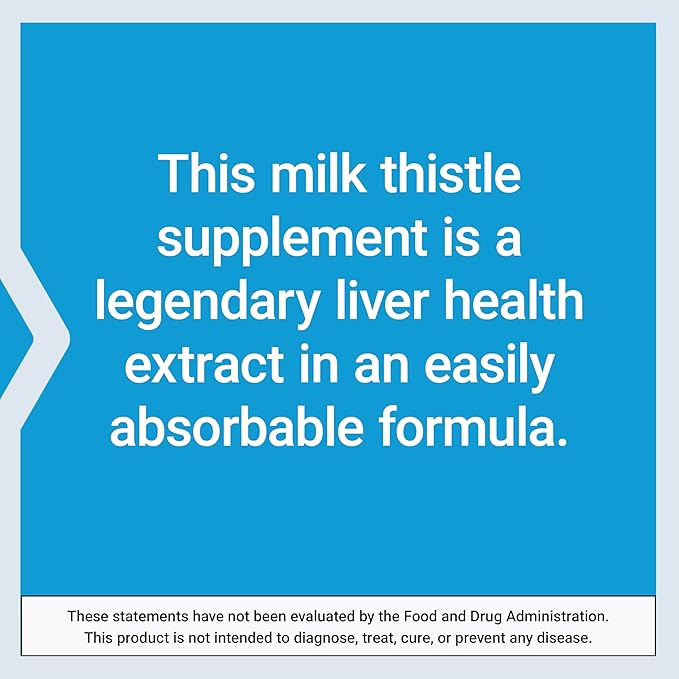 Life Extension Advanced Milk Thistle, silymarin, silybin, phospholipids, Promotes Healthy Liver Function, Gluten-Free, Non-GMO, 60 softgels