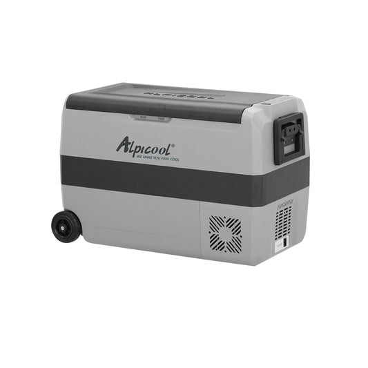 Alpicool T50 Dual Temperature Control 12 Volt Refrigerator 53 Quart Portable Car Fridge Freezer (-4°F~68°F) for Truck, RV, Boat, Camping and Travel