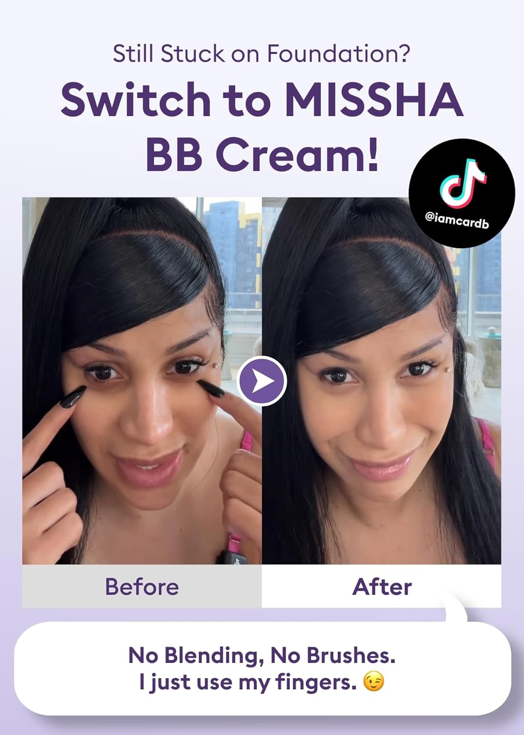 MISSHA M PERFECT COVER SERUM BB CREAM No.17 Fair- Fair with Cool Undertone, BB Cream by Cardi B Pick, Skin Tint, Tinted Moisturizer, Skin Care Foundation Makeup, Korean Makeup,1.18 Fl oz