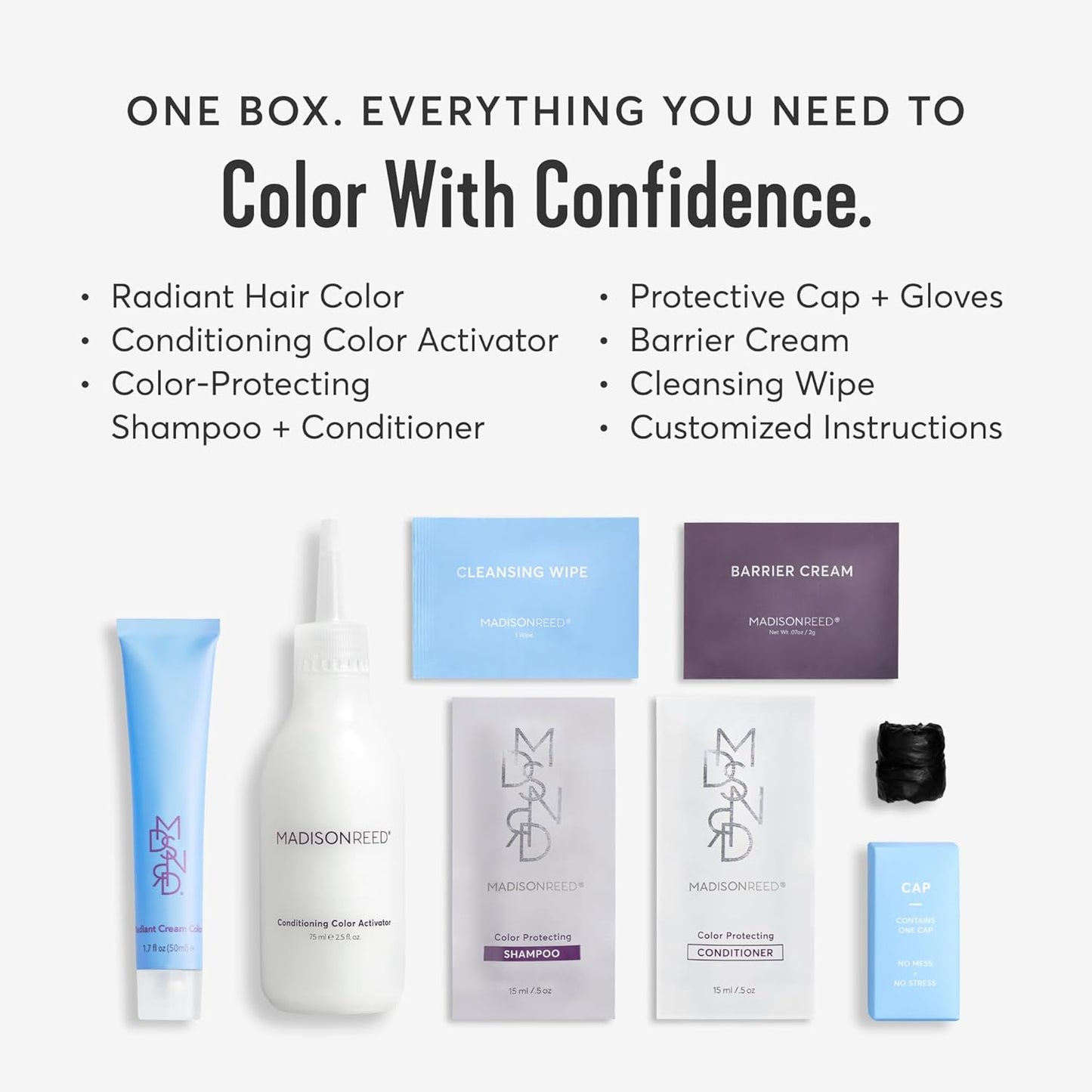 Madison Reed Radiant Hair Color Kit | 6NAV Medium Cool Brown (Siena Brown) for 100% Gray Hair Coverage | Dimensional Salon-Quality Permanent Hair Dye | PPD-Free & Ammonia-Free | 2 Pack
