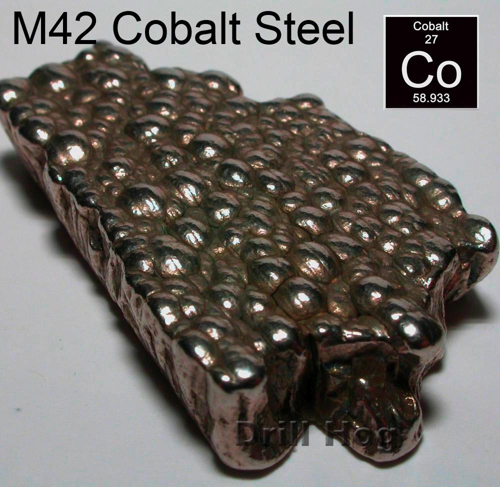 Drill Hog 8 Pc Jumbo Cobalt M42 Silver & Deming Drill Bit Set