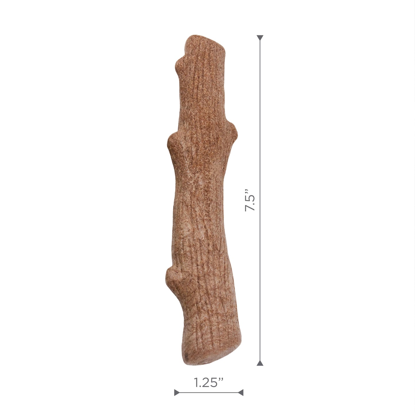 Outward Hound Dogwood Wood Durable Dog Chew Toys, Real Wood & Calming Hemp, 2-Pack, Medium