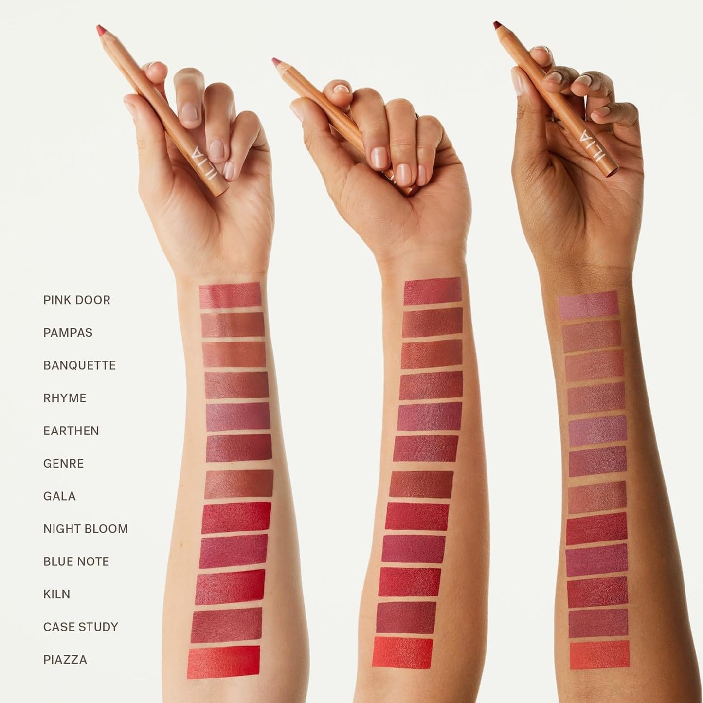 ILIA - Lip Sketch Hydrating Crayon | Hydrate, Plump, Smooth, Strengthen | Long Lasting up to 12-Hours, Bleed-Resistant, Soft-Matte | Barrier-Building, Non-Toxic, Cruelty-Free (Blue Note)