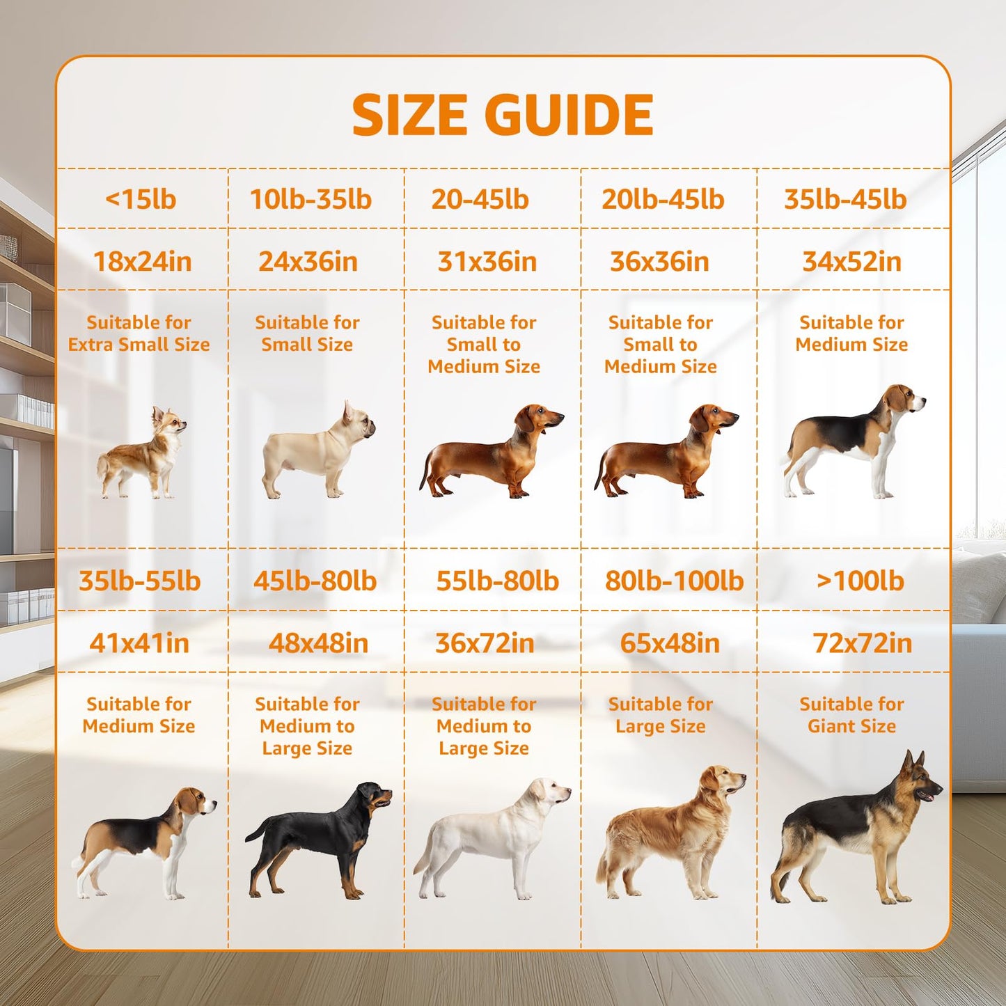 Washable Pee Pads for Dogs, 2Pack Puppy Pads Washable with Bone Print,Absorbent Reusable Whelping Pads Non-Slip Dog Mats for Floor Protector, Couch Cover, Crate, Potty Training 31x36