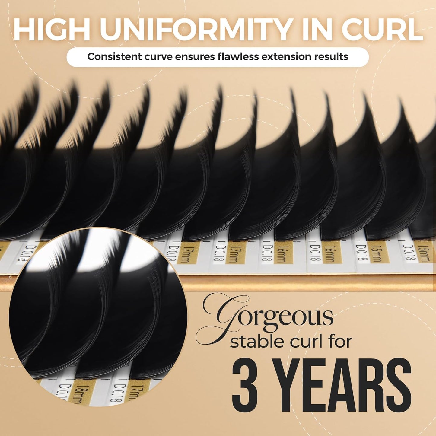 LASHVIEW Eyelash Extensions,Individual Lashes,Premium Single&Classic Lases,0.15 D Curl Thickness 12mm,3D Natural Semi Permanent Eyelashes,Soft Application-friendly, Lashes