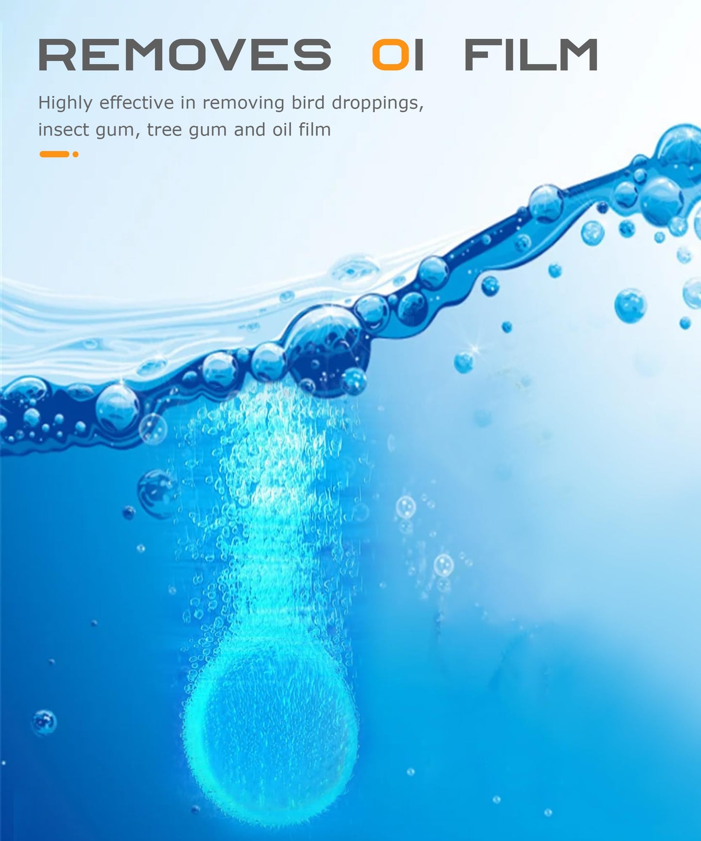SCUARI 30PCS Windshield Washer Fluid,Wiper Fluid Tablets,Car Accessories Windshield Wiper Fluid,Wiper Fluid,Washer Fluid,Windshield Washer Tablets,Remove Glass Stains,Fits Car Window Glass Cleaning
