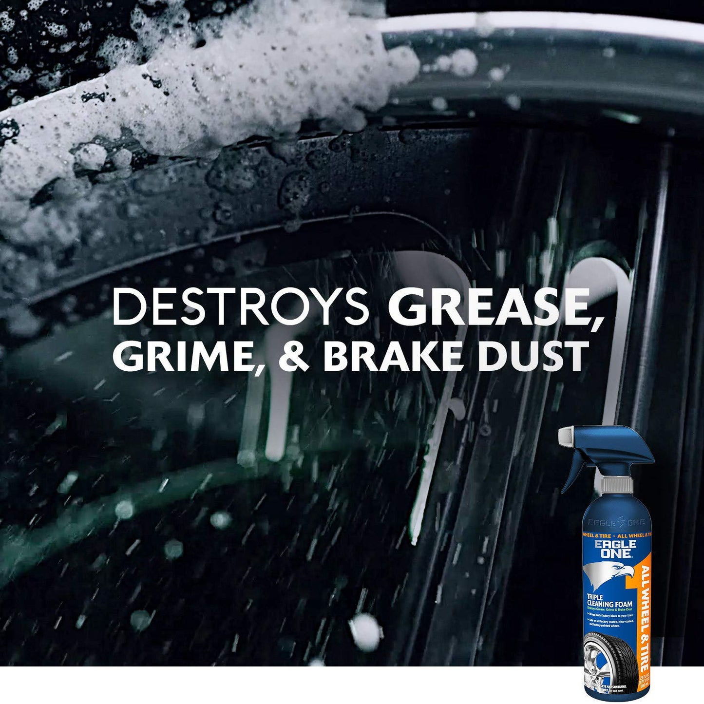 Eagle One All Wheel & Tire Triple Cleaning Foam, Spray