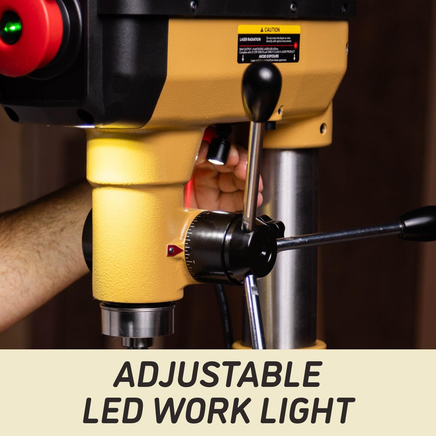 Powermatic 15-Inch Benchtop Drill Press, Variable Speed, 3/4 HP, 115V 1Ph (Model PM2815BT)