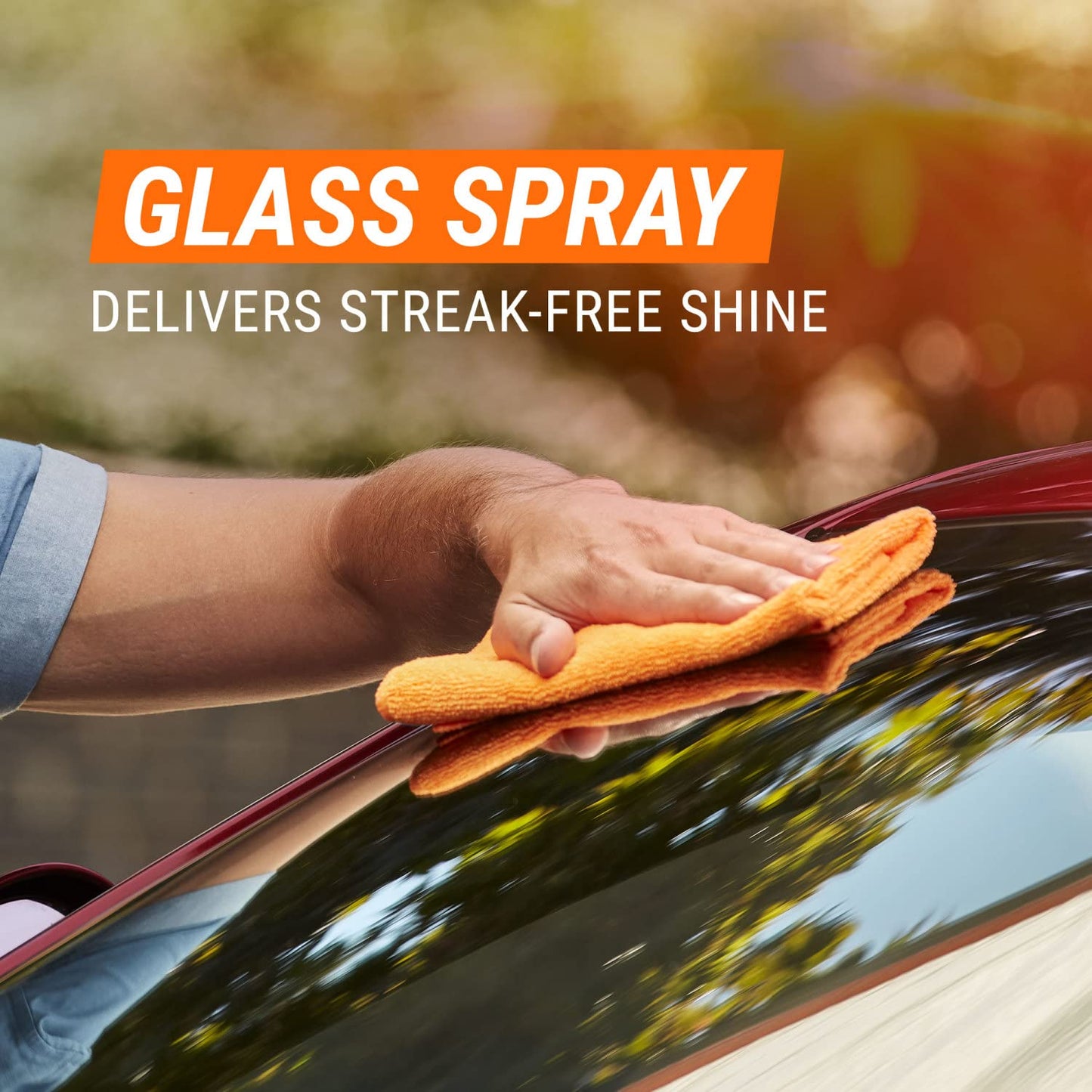 Armor All Car Wash and Car Interior Cleaner Kit, Includes Towel, Tire Foam, Glass Spray, Protectant Spray and Cleaning Spray, Multicolor, 5 Count (Pack of 1)