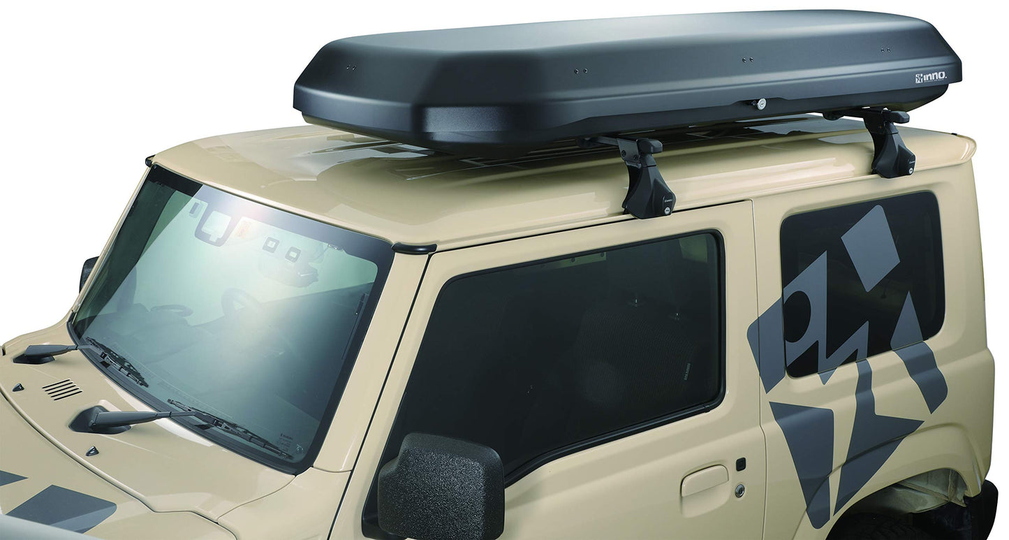 INNO 320 Rooftop Cargo Box - 9 CuFt (Matte Black)