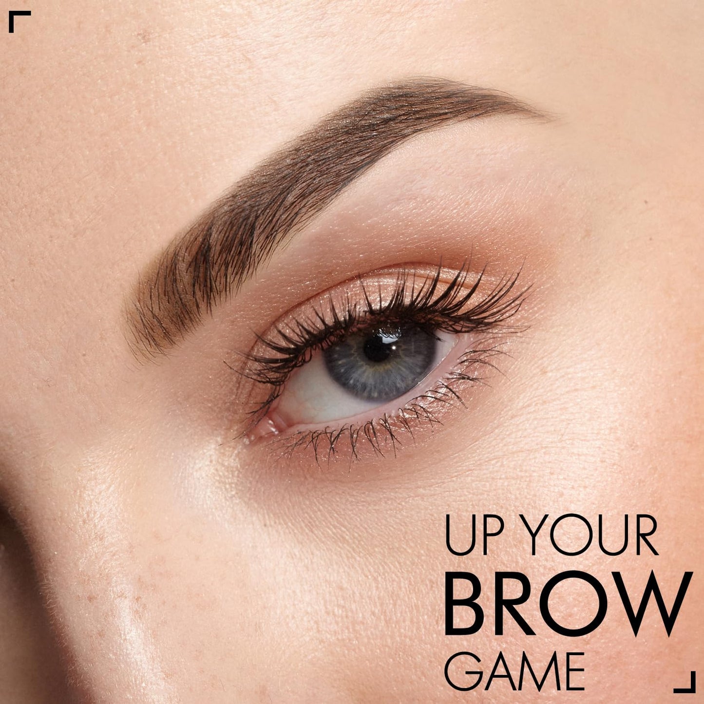 iMethod Eyebrow Stamp and Eyebrow Stencil Kit - Eye Brow Stamping Kit, Brow Stamp Kit, Brow Stencil and Stamp Kit, Brow Trio Eyebrow Kit, Perfect Bushy Eyebrows, Black Brown