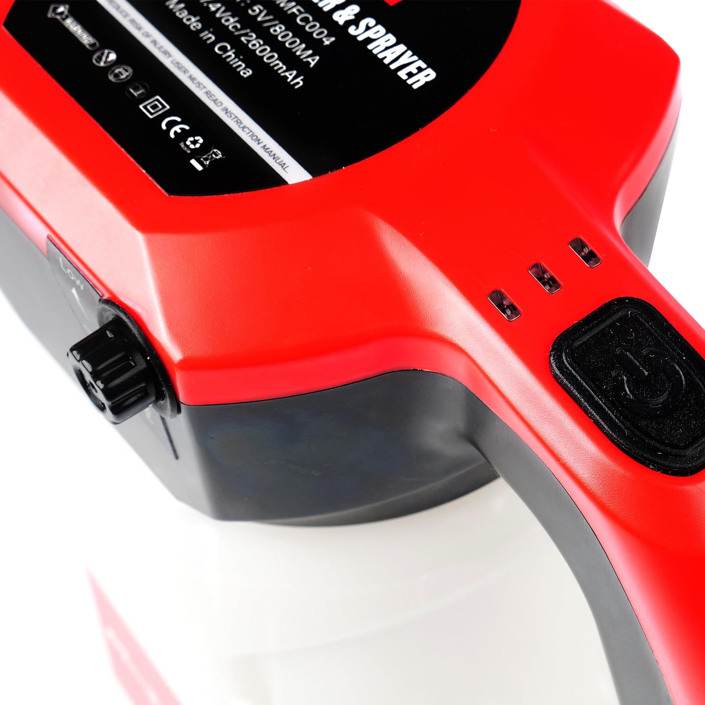 Maxshine Portable Cordless Foam Sprayer | 2L Capacity with 2600mAh Battery | Dual Spray Modes for Thick Foam | Electric Car Wash Foamer & Detailing Tool for Auto, Home & Garage Use