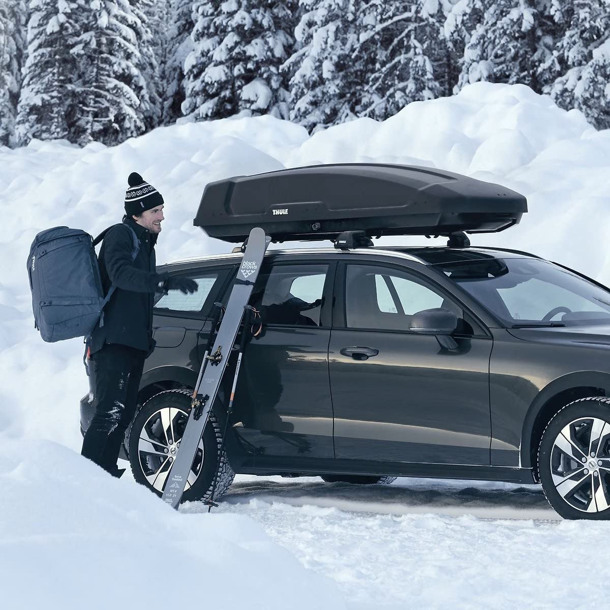 Thule Force XT Rooftop Cargo Box, Sport,Matte Black