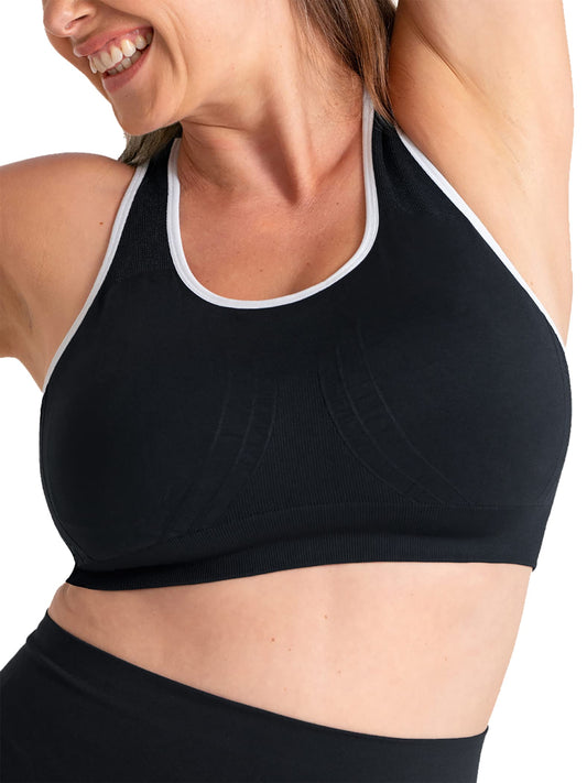 SHAPERMINT Sports Bras for Women - Workout Bras for Women, Plus Size Sports Bra, Workout Tops for Women High Support
