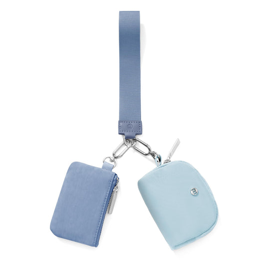 Mum's Memory Mini Zip Around Wristlet Wallet for Women Dual Pouch Wristlet Portable wallet Coin Purse Mini Women Coin Pocket