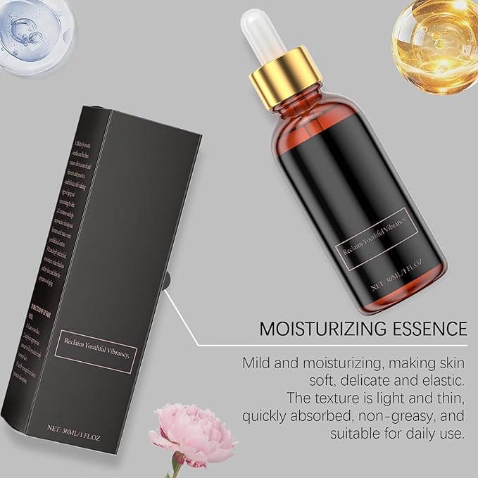 Facial Serum with Glycerin And Peptides - Formula to Help Improve Skin Elasticity - 30ml