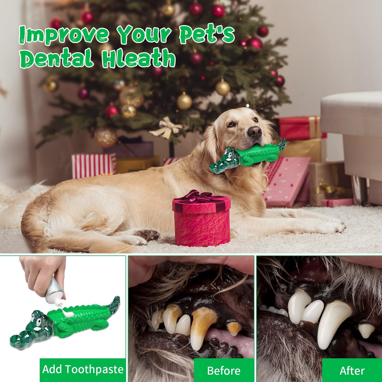 Fuufome Dog Chew Toys for Aggressive Chewers -Tough Dog Toy to Reduce Pet Anxiety and Boredom for Small, Medium, Large Breed