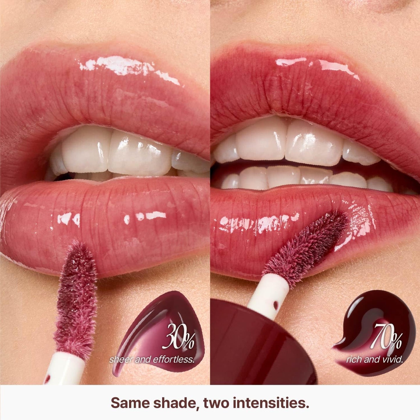 3D Voluming Gloss 70% (Rich) | Taro 70% | High Shine, Non-Sticky Lip Gloss for Makeup | Long-Lasting, Moisturizing Gel Formula | 30%, 70% Pigment Options | 5.3g