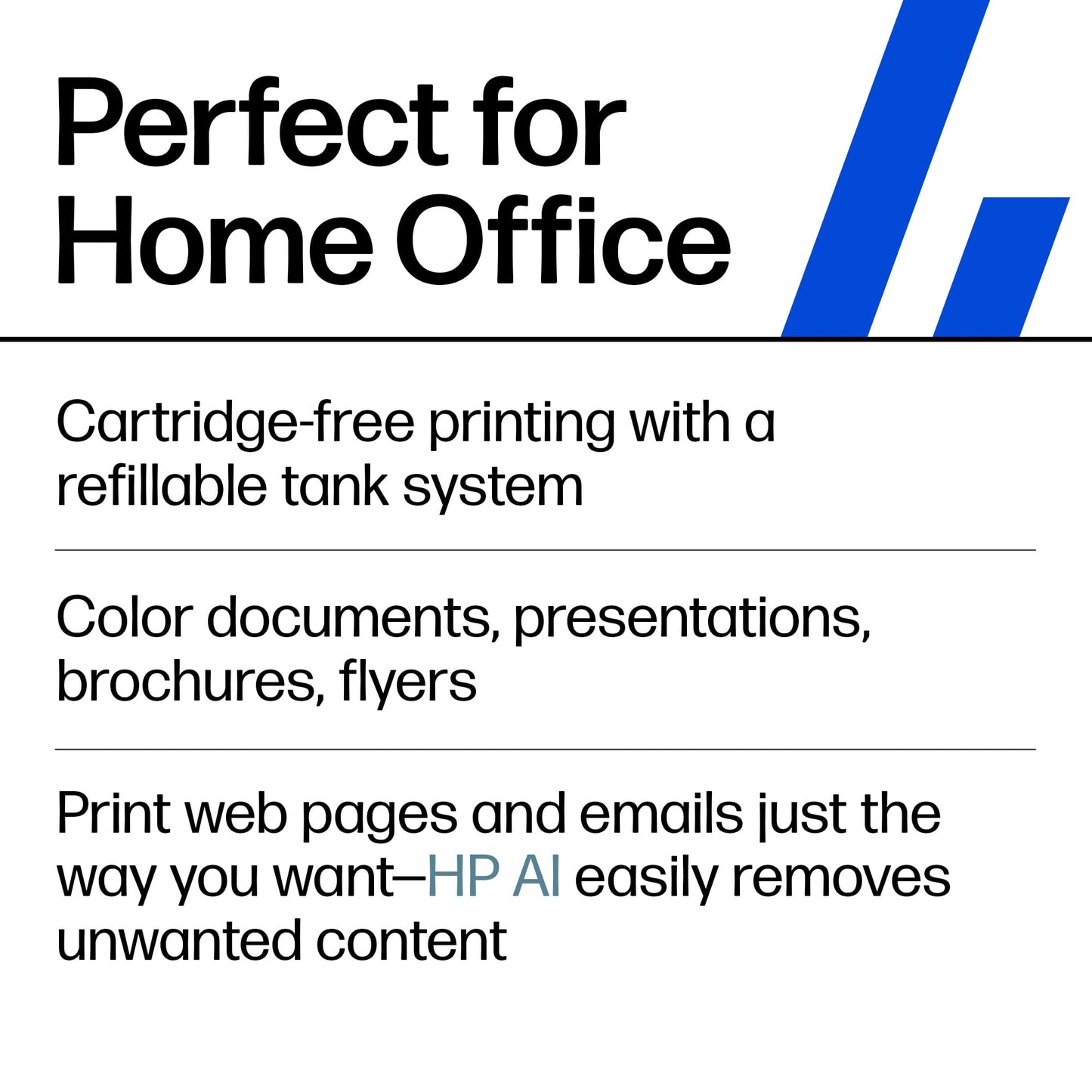 HP Smart Tank 7301 Wireless All-in-One Ink Tank Printer, Scanner, Copier with 2 years of ink included, Best-for-home office, Refillable, AI-enabled (28B70A)