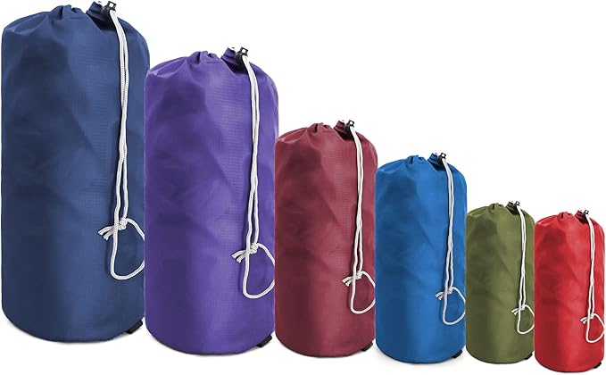 BeeGreen Stuff Sack for Backpacking Drawstring Storage Bag with Dust Flap