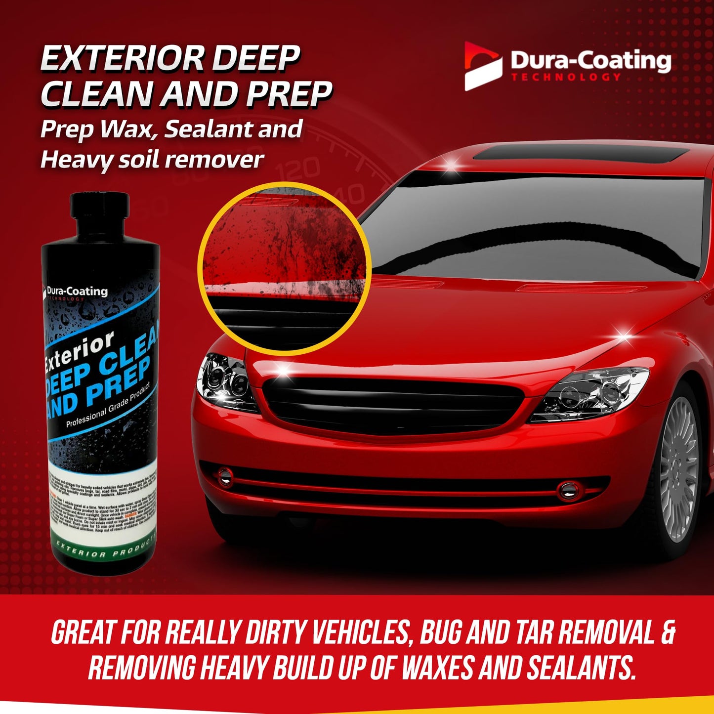 DURA-COATING TECHNOLOGY, Ultimate Car Detailing Kit- Includes a Dura-Dressing Single Vehicle Standard Car Detailing Kit and a Dura-Dressing Total Tire Kit for Vehicles - Car Cleaning Kit