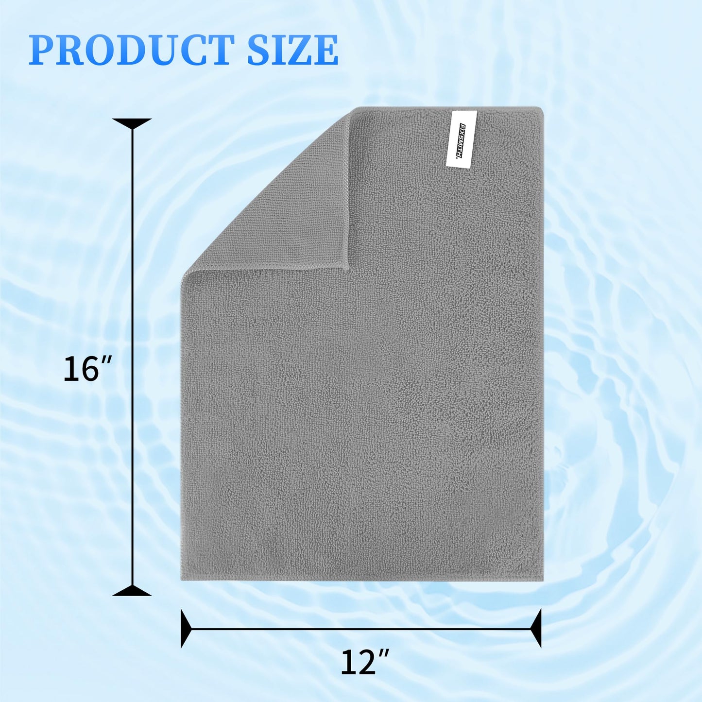 FIXSMITH Shop Towels-400 Pack, Multi-Functional Shop Rags, 12 x 16 in Microfiber Cleaning Cloth, Highly Absorbent Cleaning Rags, Cleaning Towels for Car Kitchen Home Office
