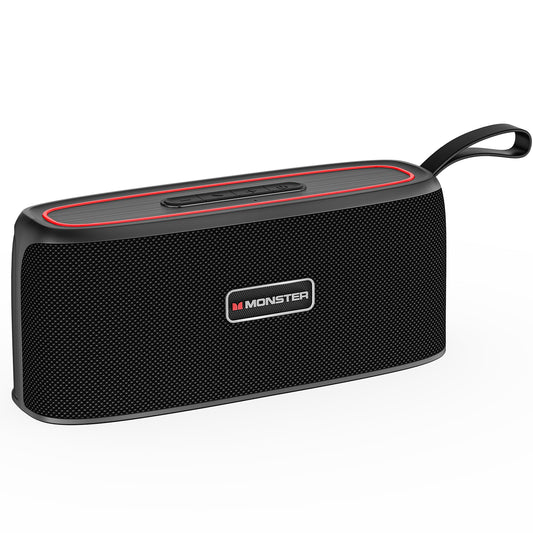 Monster Shock Portable Bluetooth Speaker, True Wireless Speaker, 30W Loud Stereo Sound, IPX6 Waterproof,17 Hours Playback, Bluetooth 5.4 TWS Pairing ，Outdoor Speakers with Handle
