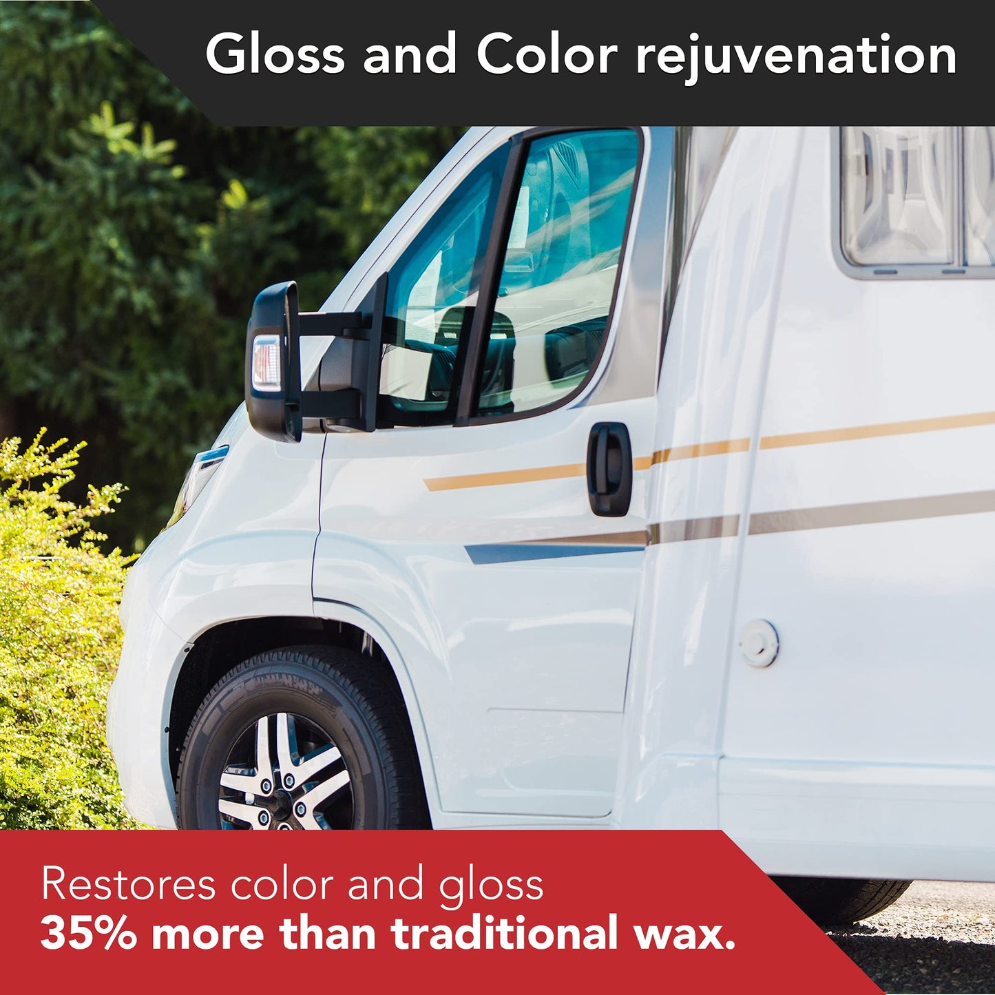 Glidecoat RV Ceramic Coating (160ml) - 9H Ceramic Coating for RVs, Aircraft, Cars & More - Better Than RV Wax and More Durable than Regular Ceramic Coating for Cars - Finest Nano Coating for the Road