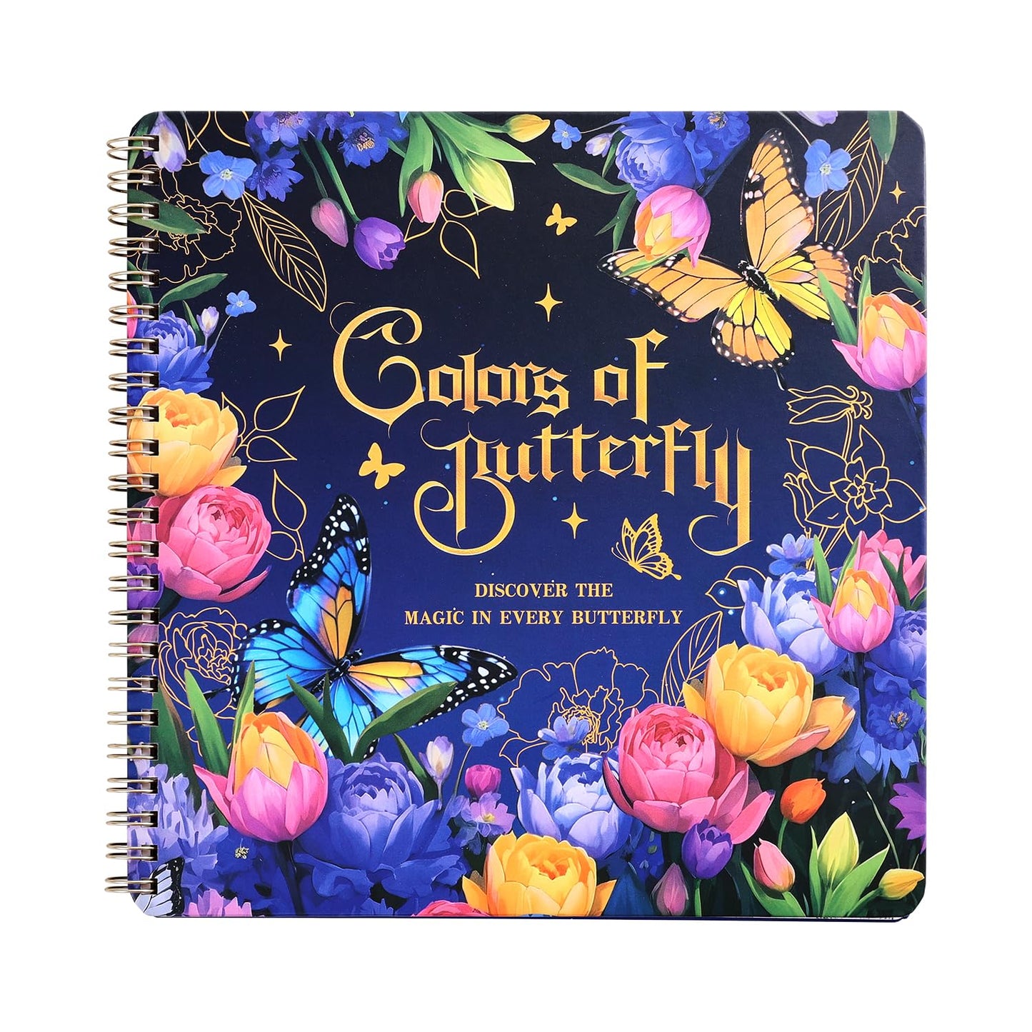 Women's Coloring Book 30 Pages Butterfly & Flower Pattern Coloring Books for Adults to Relax and Relieve Anxiety, Gift for Mother's Day, Birthdays, Christmas, Anniversaries