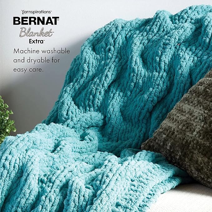 Bernat Blanket Extra Seaside Brights Yarn - 10 Pack of 300g/10.5oz - Polyester - 7 Jumbo - 97 Yards - Knitting/Crochet