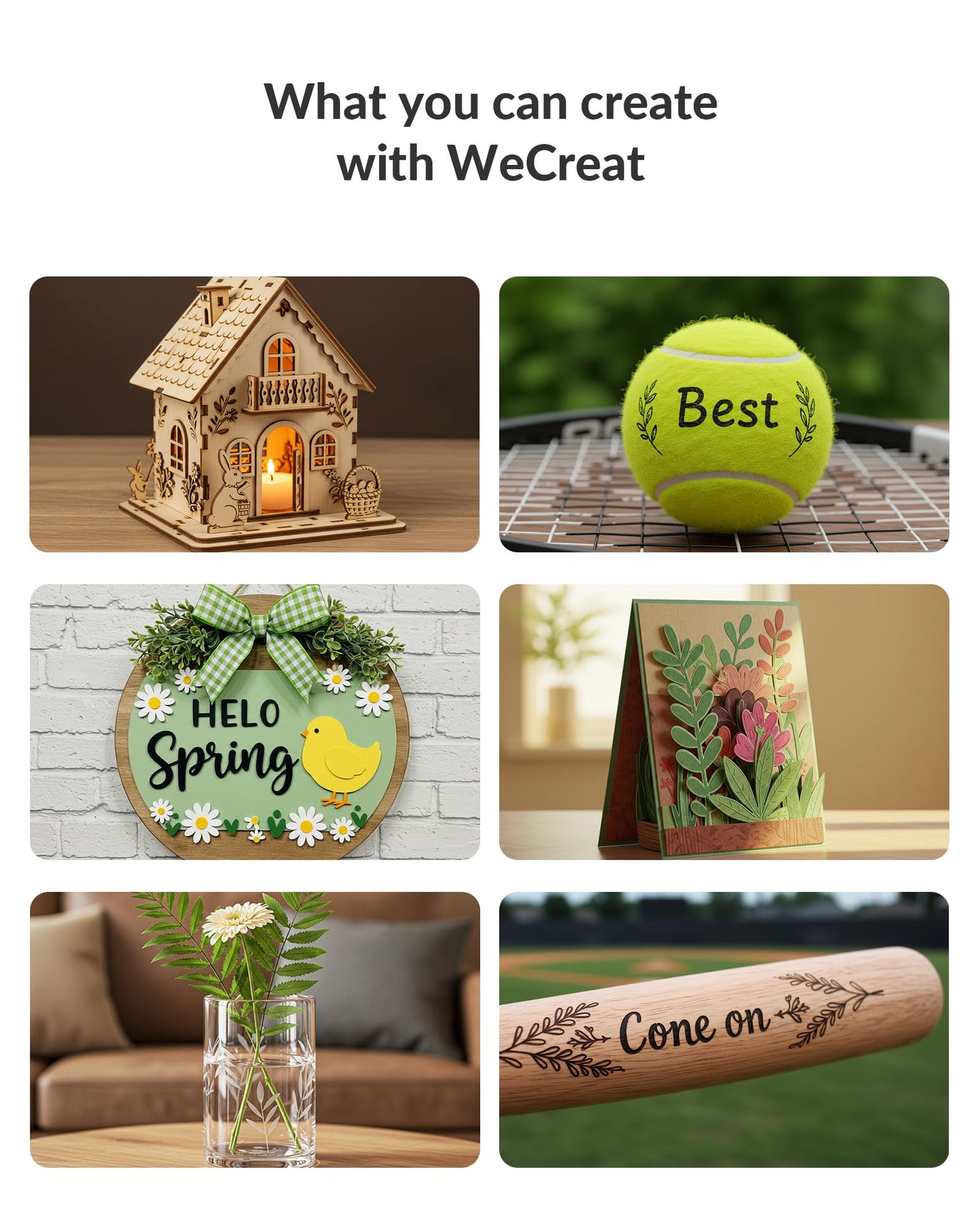 WECREAT Vision 20W Laser Engraver, Auto-Lifting for 5.5" Material, Smart Camera for Easiest Positioning, 600mm/s Speed, Laser Engraving Machine for Tumblers Metal Wood Acrylic DIY Craft Gifts Making