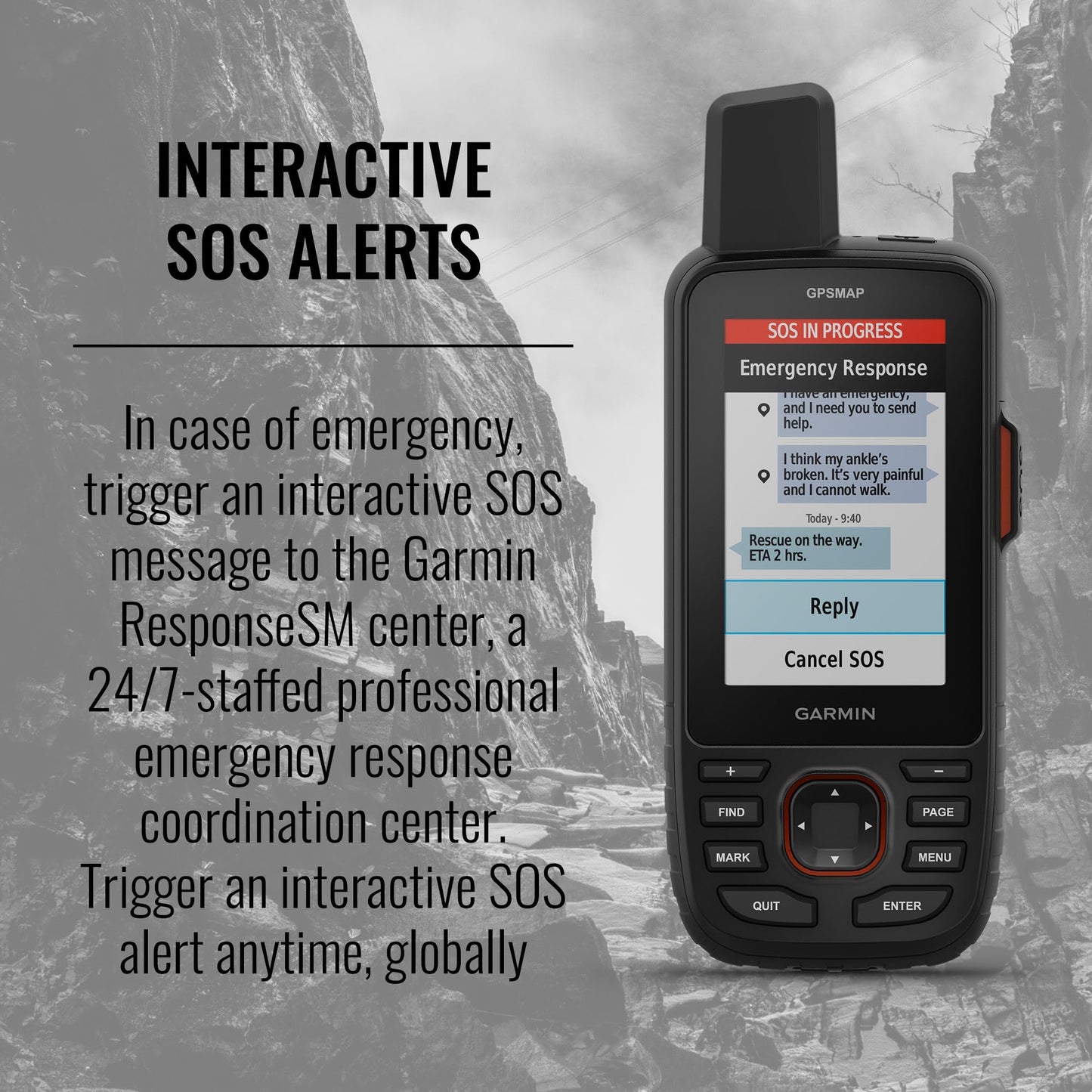 Garmin GPSMAP 67i Rugged Hiking GPS Handheld, Premium inReach Satellite Technology, 425 Hr of Battery Life, Two-Way Messaging, Interactive SOS, Mapping Bundle with Accessories