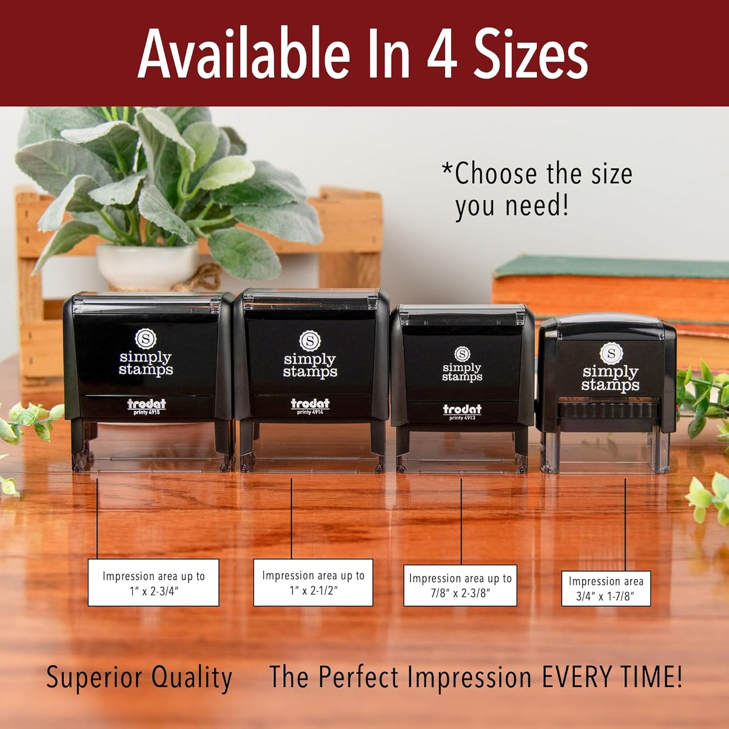 Past Due Office Stamp | 4 Different Sizes | 20 Designs | Multiple Color Options | Perfect for Quick Validation of Office Documents (Past Due, Xtra Wide)