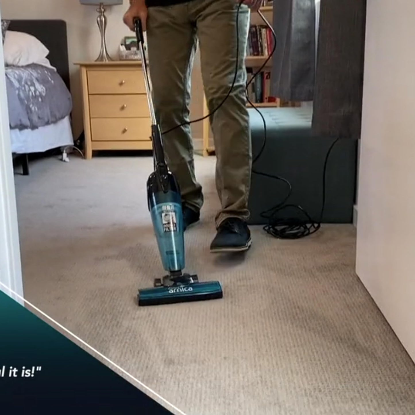 Berghoff Merlin All-in-ONE Corded Vacuum Cleaner with Tools Blue