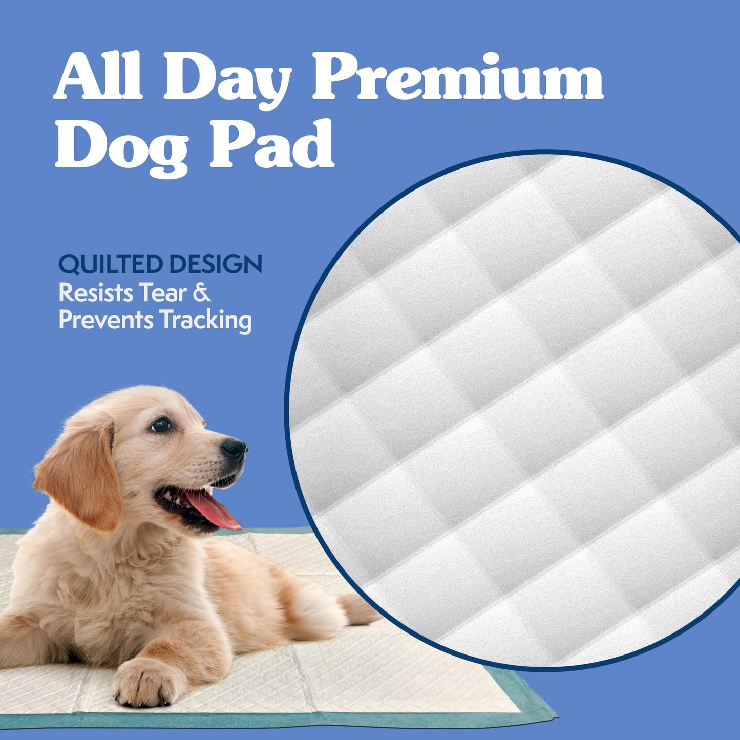 Simple Solution Extra Large Puppy Training Pads – Leak-Proof Potty Pads for Large Dogs – Absorbent and Disposable with Odor Control for Housebreaking – 28 x 30 Inches – 100 Count