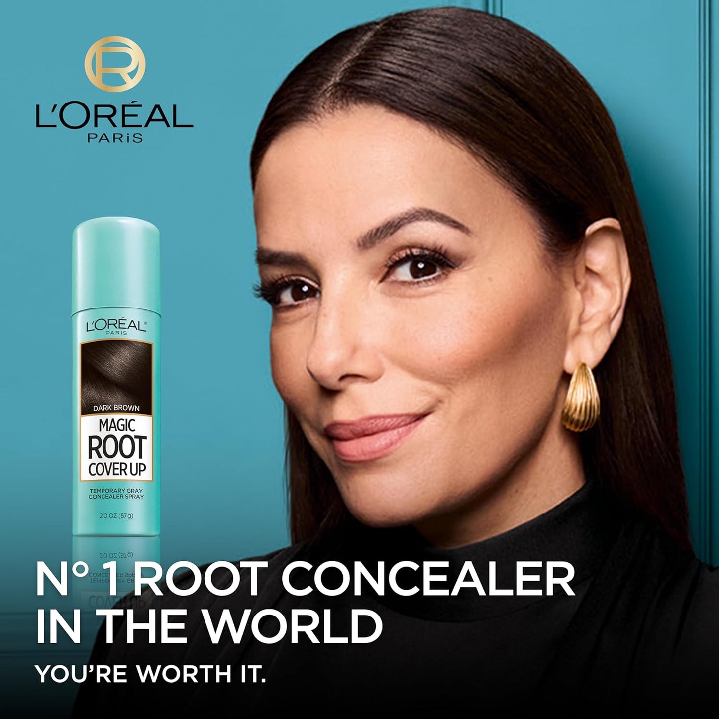 L'Oreal Paris Magic Root Cover Up Gray Concealer Spray Red 2 oz.(Packaging May Vary)
