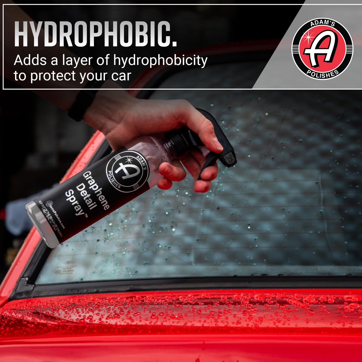 Adam's Polishes Graphene Detail Spray (5 Gallon) - Extend Protection of Waxes, Sealants, & Coatings | Waterless Detailer Spray For Car Detailing|Clay Bar, Drying Aid, Add Ceramic Graphene Protection