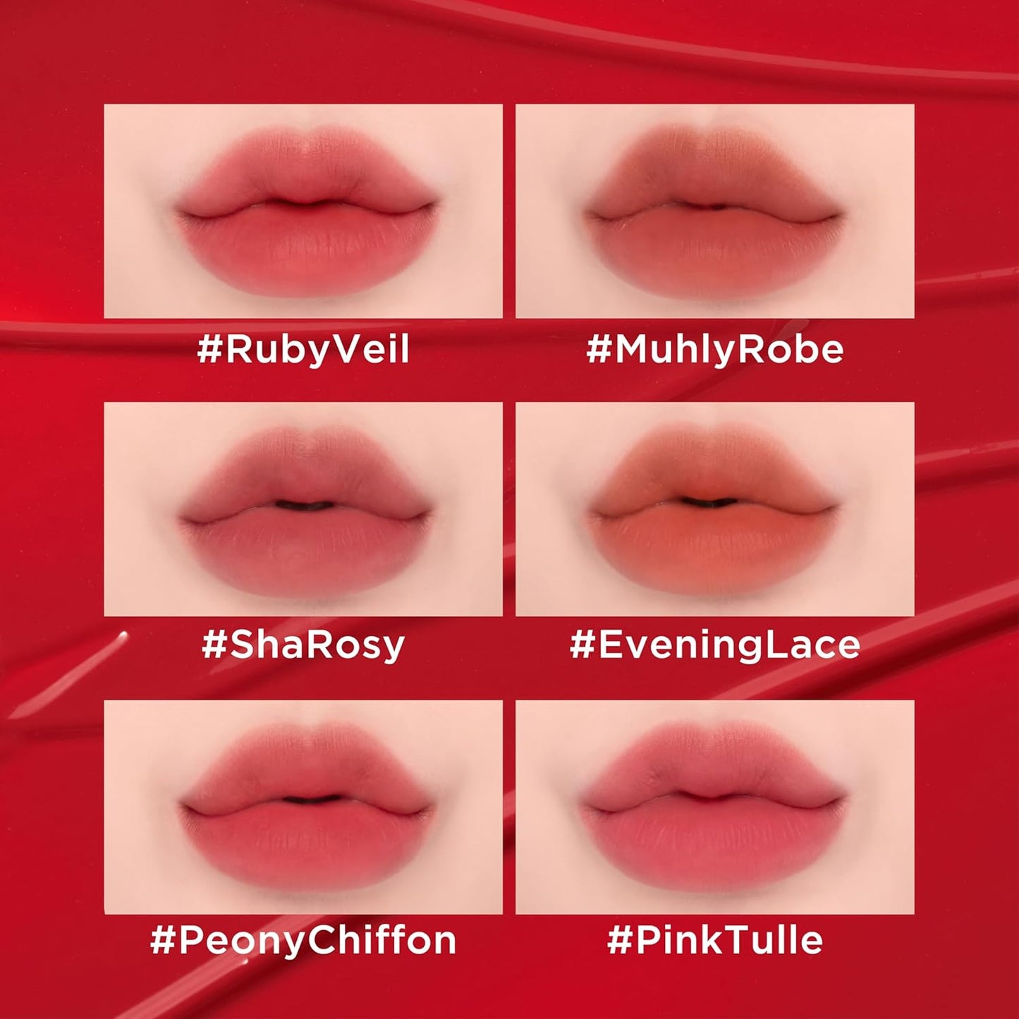 JUNG SAEM MOOL LIP-PRESSION See-Through Tint 0.14 Fl Oz, Soft Blurred Velvet Tint with Lightweight Long lasting Hydration, Seamless Fit Texture, Mood Tone Color, Korean Lip Makeup (MUHLY ROBE)