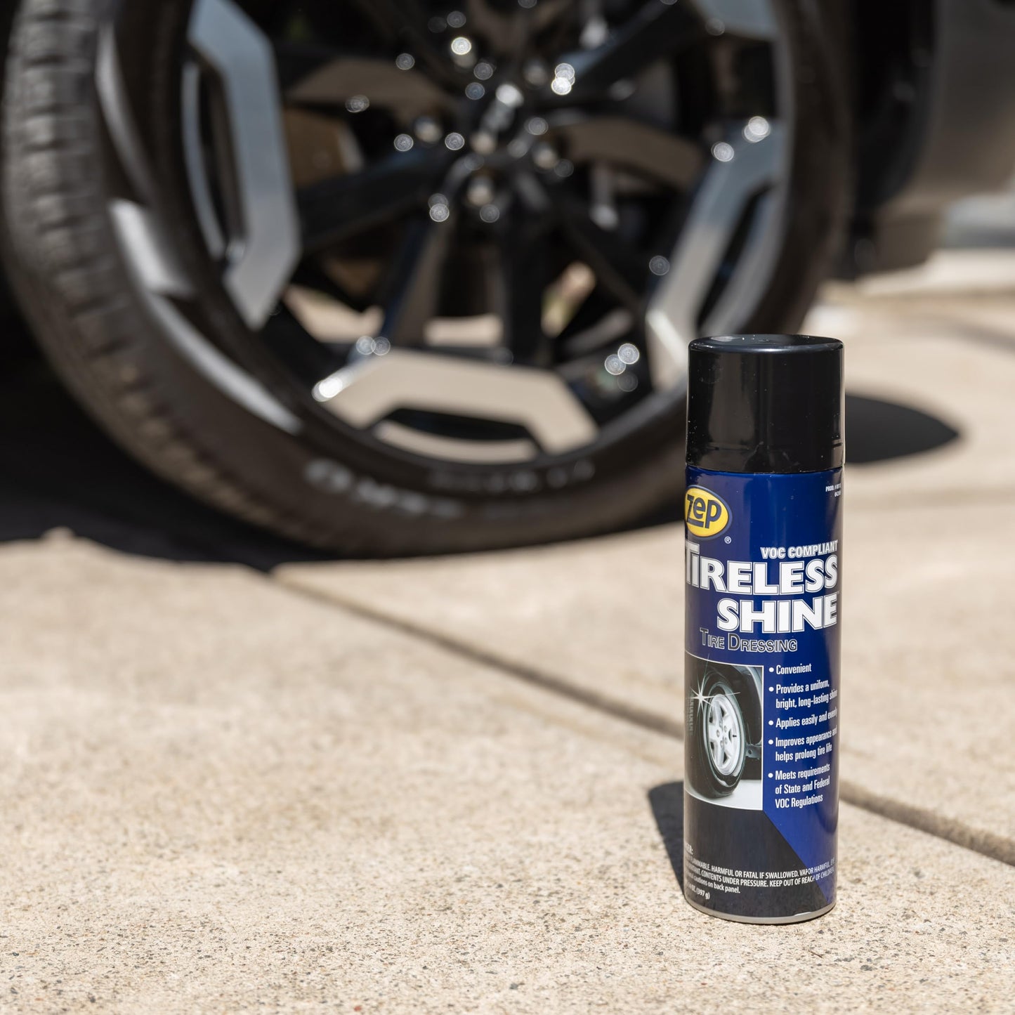 Zep Tireless Shine Tire Dressing - 14 OZ (Case of 12) - 1801