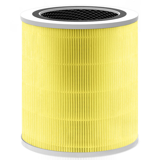 Core 400S Pet Care Replacement Filter for LEVOIT Core 400S and Core 400S-P Smart WiFi Air Purifier, 3-in-1 H13 True HEPA Activated Carbon Filter, Core 400S-RF-PA (LRF-C401-YUS), Yellow, 1 Pack