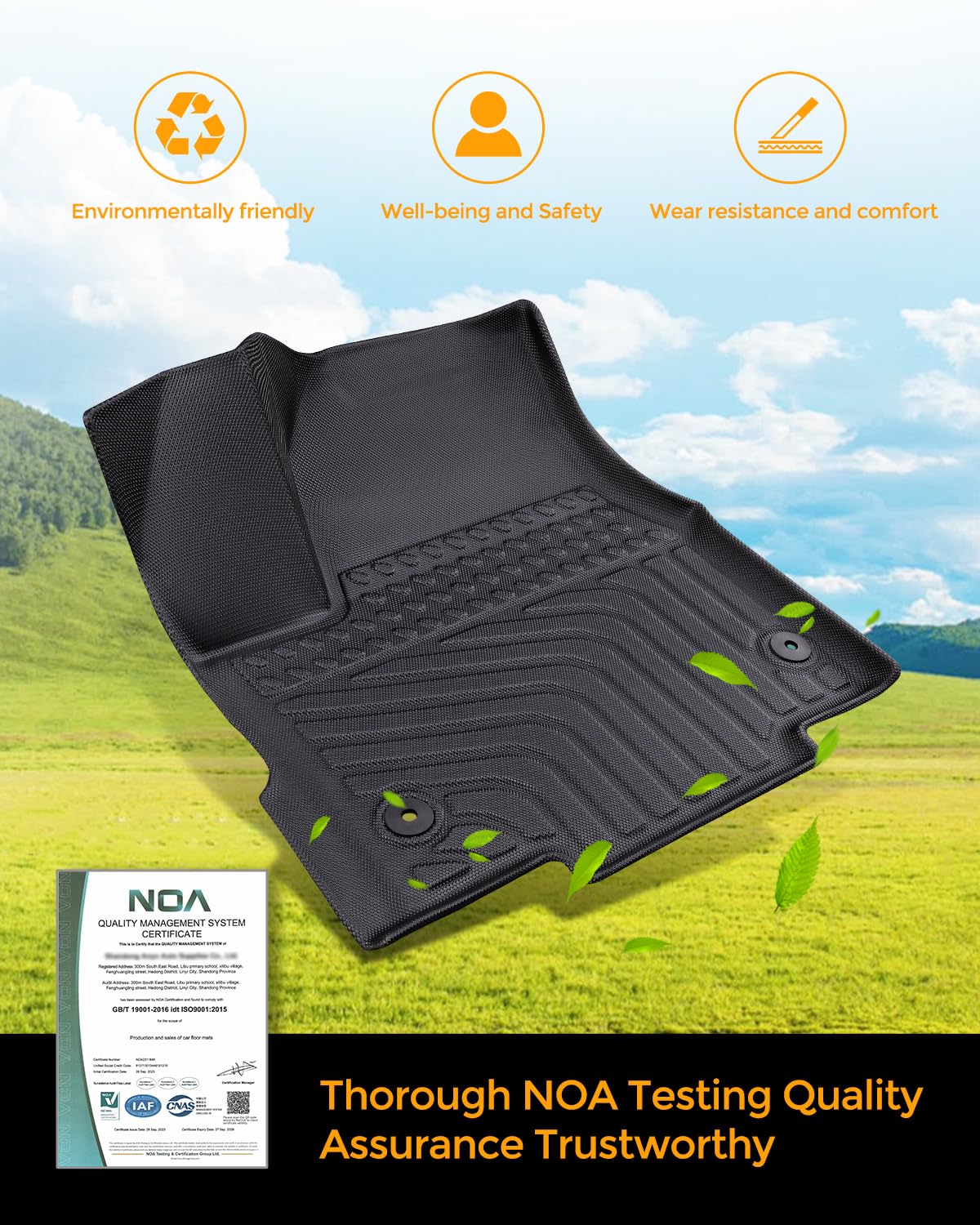 for Chrysler Pacifica 2017-2024 2025 7/8 Passenger (No Hybrid) Floor Mats Cargo Liner Trunk Carpet All Weather TPE Mat for Voyager 2020-2025, for Pacifica/Voyager 2018 2019 2021 2022 2023 Accessories