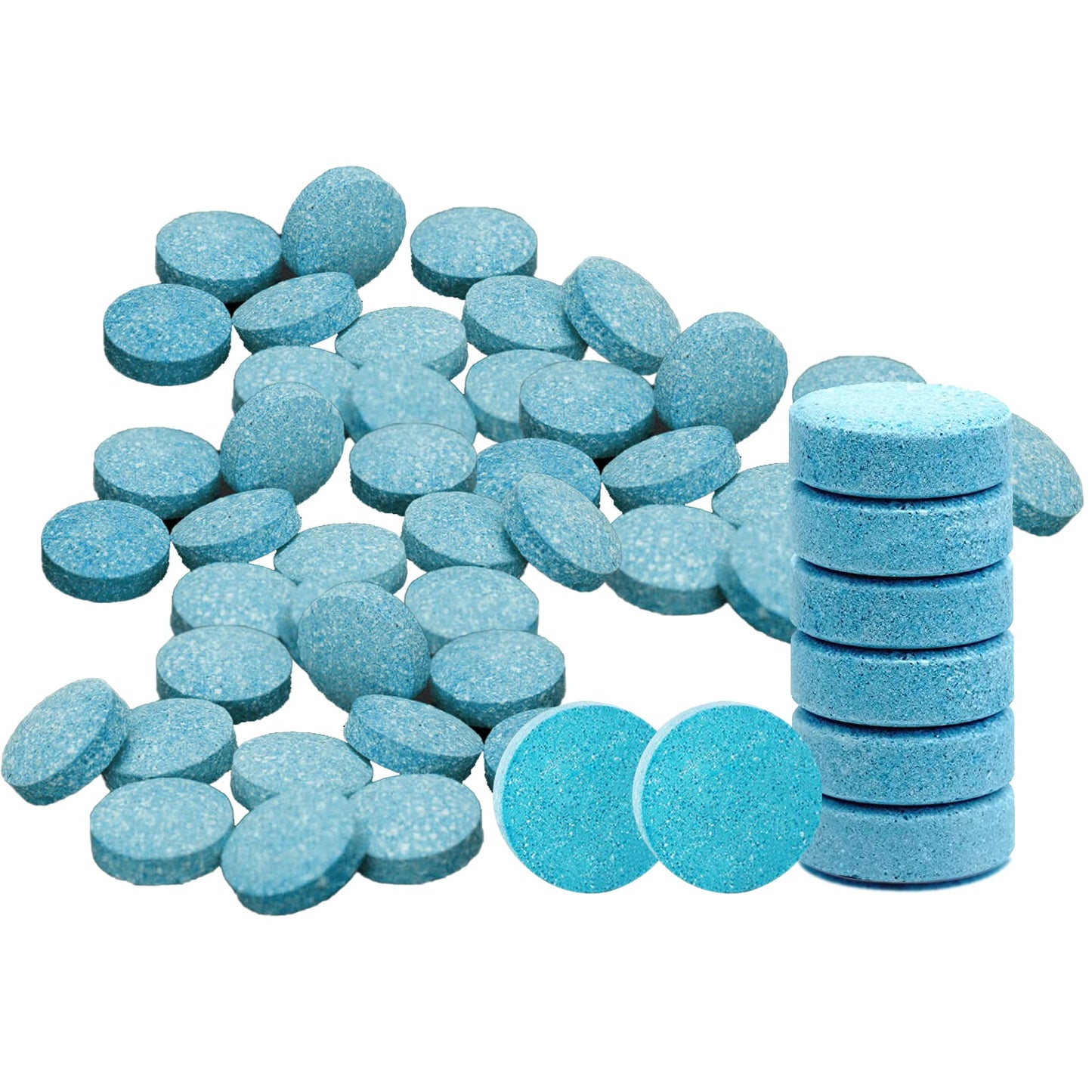 ASUBHA 50PCS Car Windshield Washer Fluid Tablets, Windshield Wipe Fluid, Windshield Washer Fluid Concentrate, Windshield Washer Solid Effervescent, Automotive Glass Cleaner Fit for Car Window Glass
