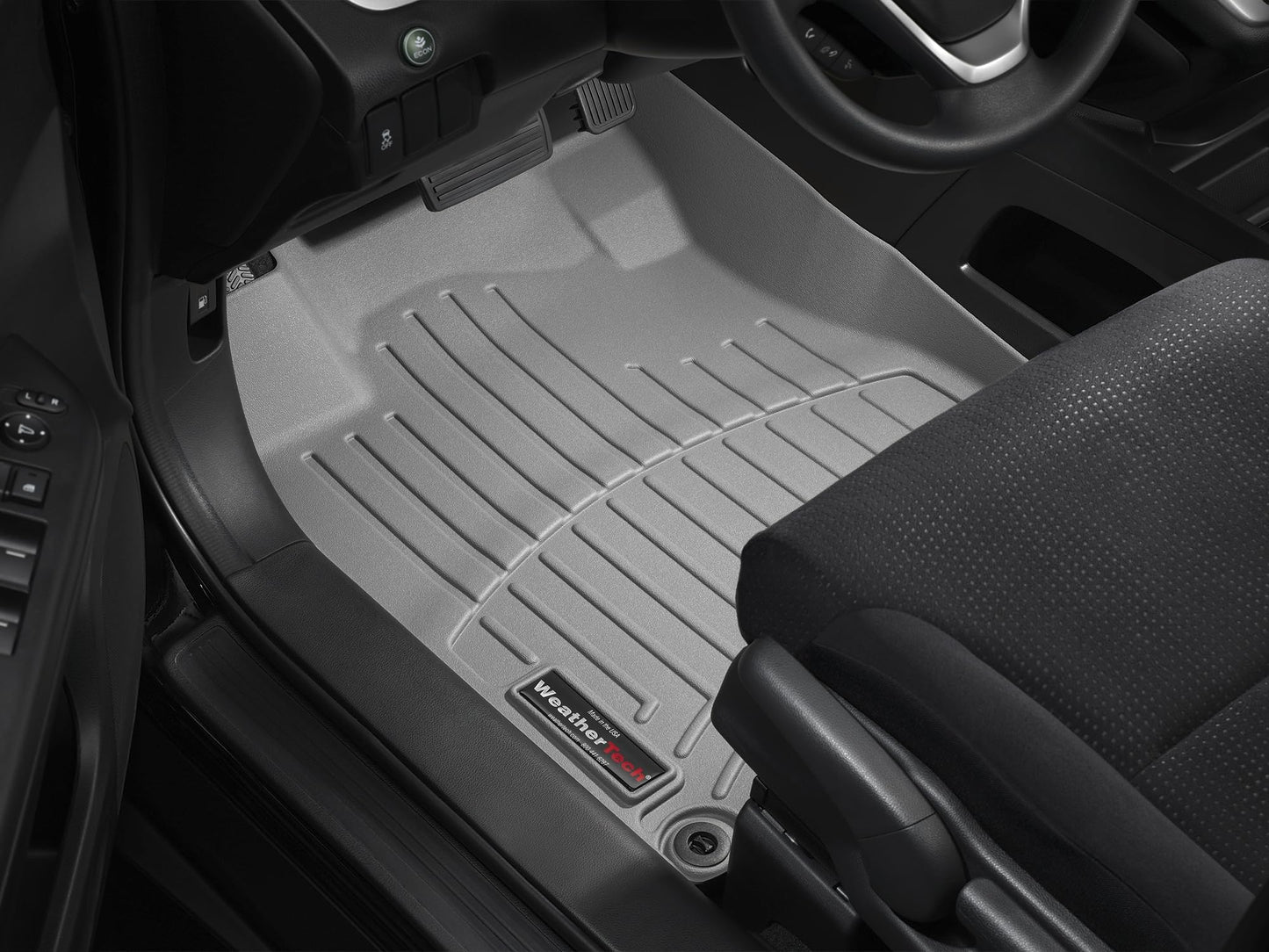 WeatherTech Custom Fit FloorLiners for Ford Explorer, Explorer Hybrid, Explorer ST (6-Passenger) - Full Set (4417161-441575-2-5), Black