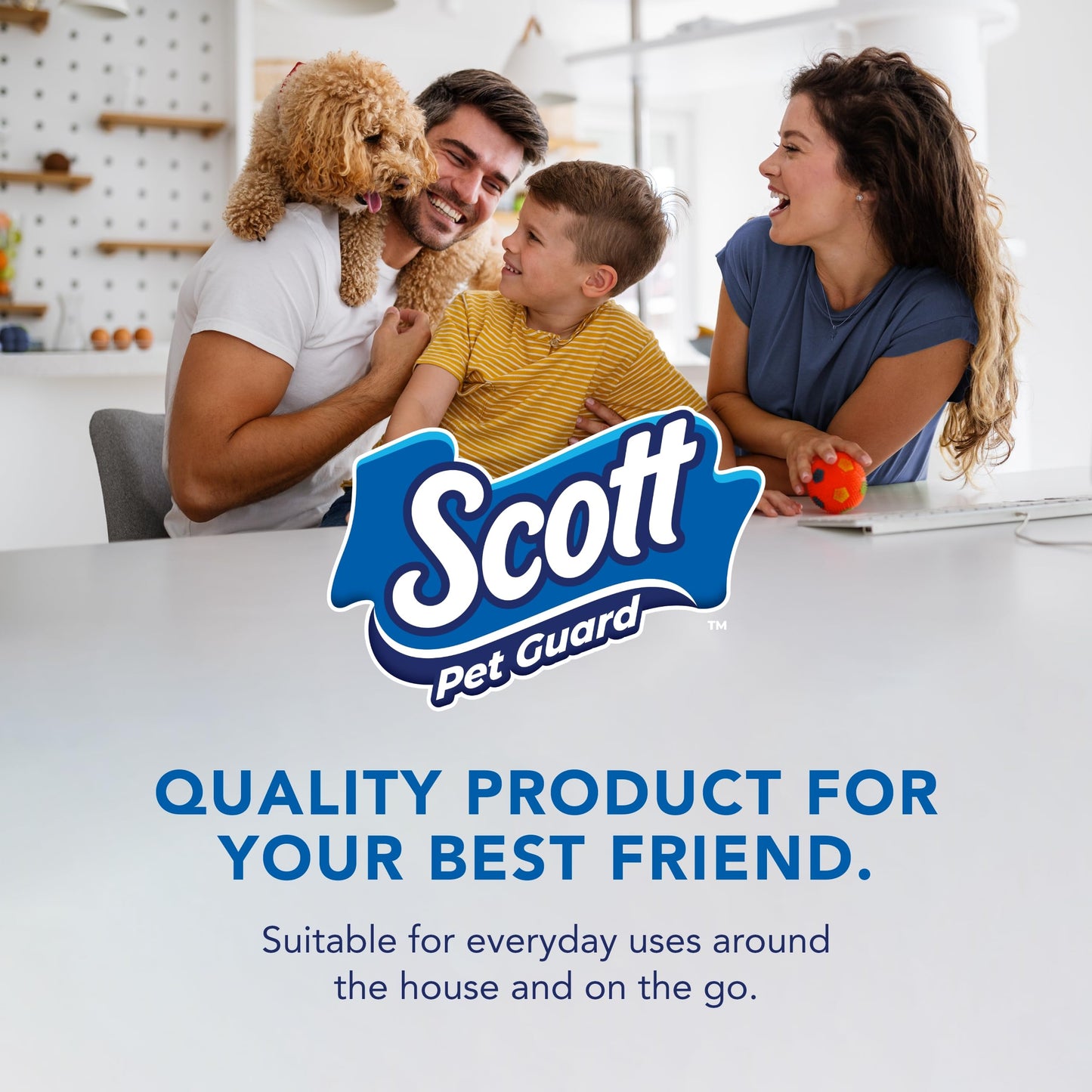 Scott Pet Guard Advanced Dog Pads - Training for Puppies, Medium & Large Dogs - 16 Hour Absorbency with Odor Control - Softest Quilted Pee Pads - XL - 30" x 36" - 20 Pack