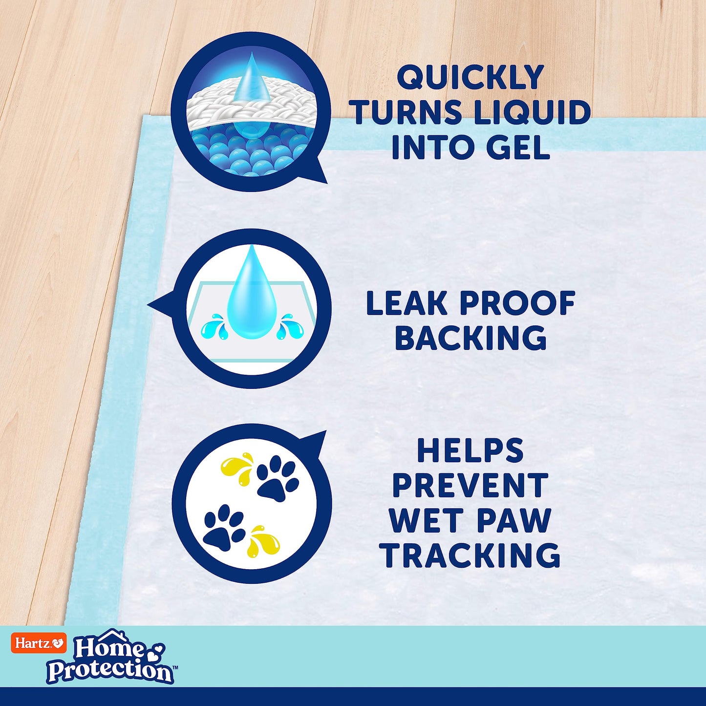 Hartz Home Protection Mountain Fresh Scented Dog Pads, XXL 20 Count, Super Absorbent & Won't Leak, Odor Eliminating